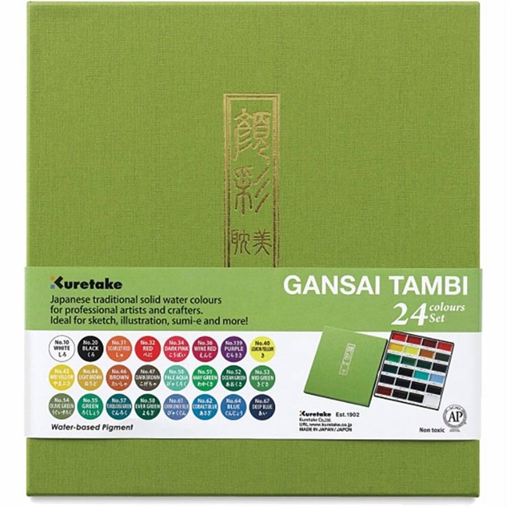 Zig Pigment Gansai Tambi Suluboya Seti 24Lü
